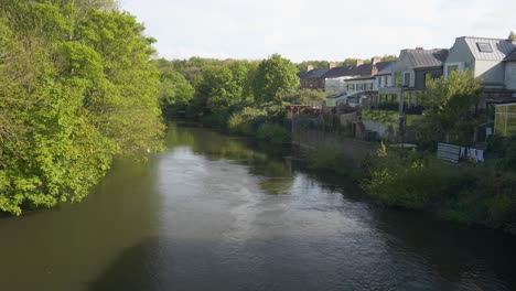 Liffey-river-channel-stream-entrance-Dublin-Ireland