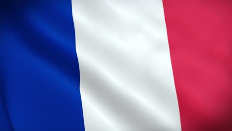 4k national animated sign of france, animated france flag, france flag waving, the national flag of france animated.