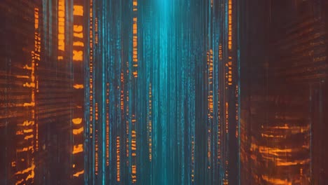 abstract digital matrix