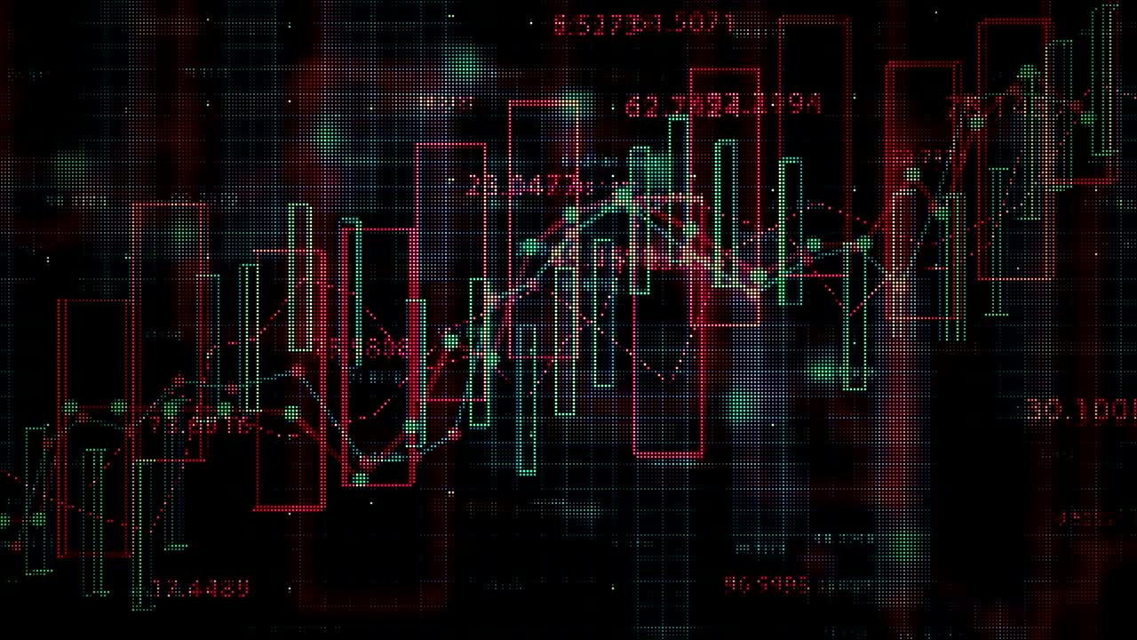4K Financial Data Concept.