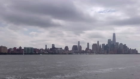 aerial view of new york city