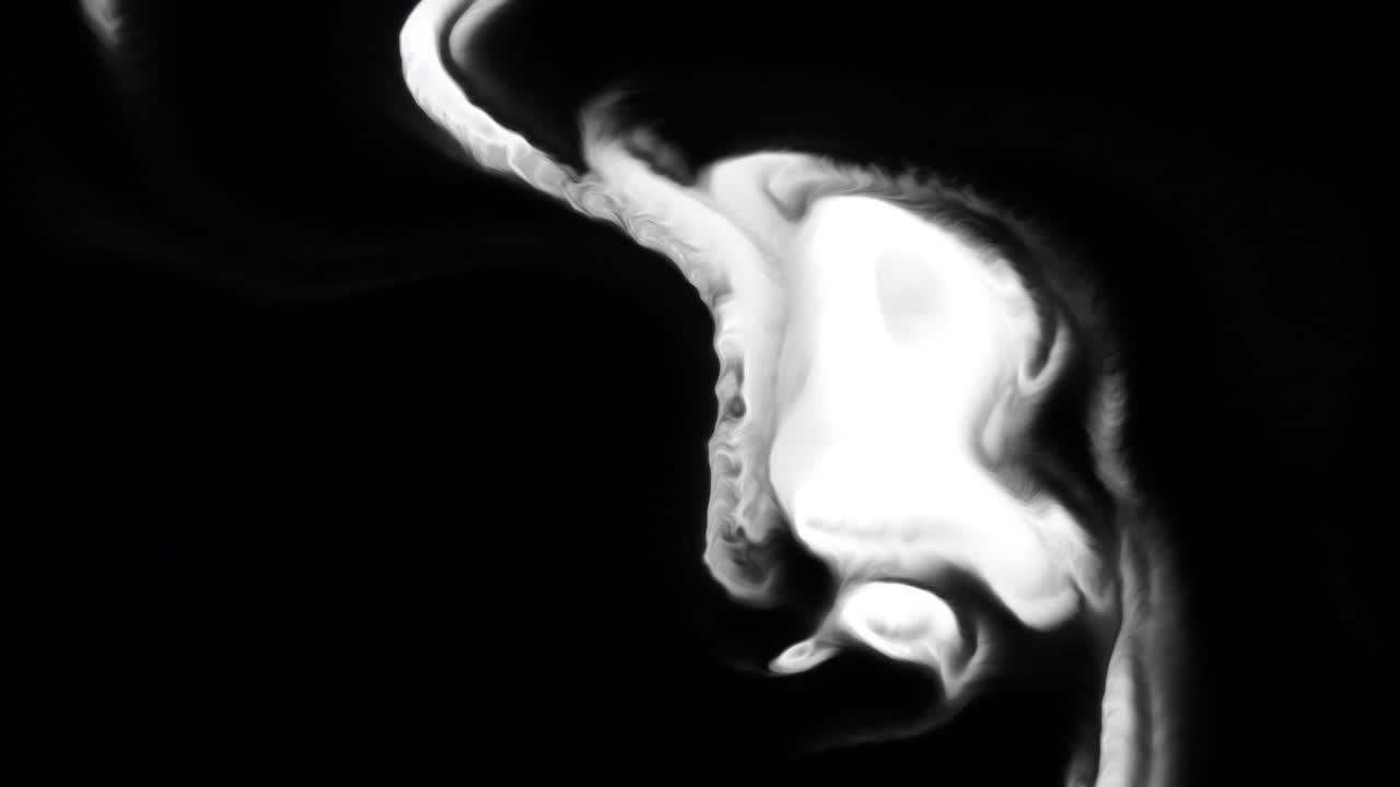 추상적인 잉크 회전