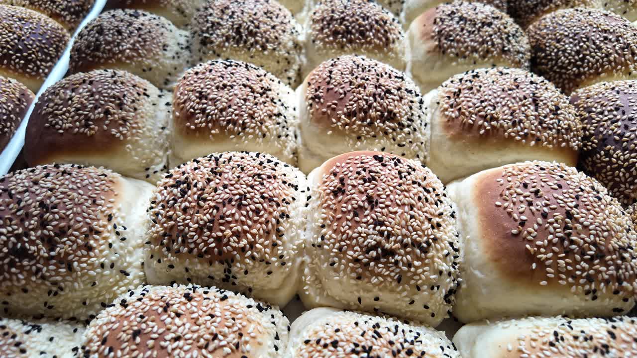 bollos de semillas de sésamo