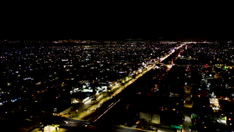 nocturnal hyperlapse of traffic in  mexico city 2