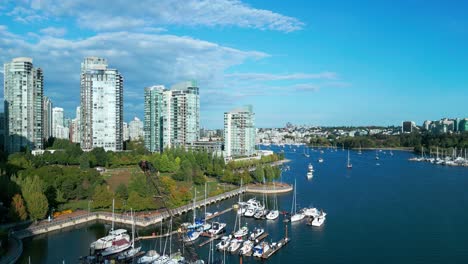 several highrise towers along the vancouver waterfront