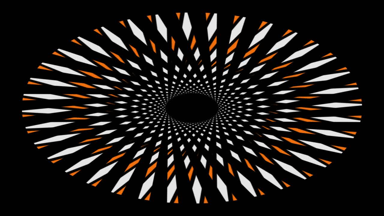 Abstract rotating orange  animated backdrop loopable