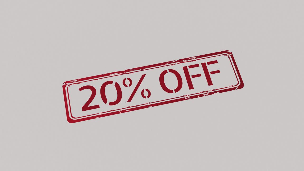 20% de descuento en el sello