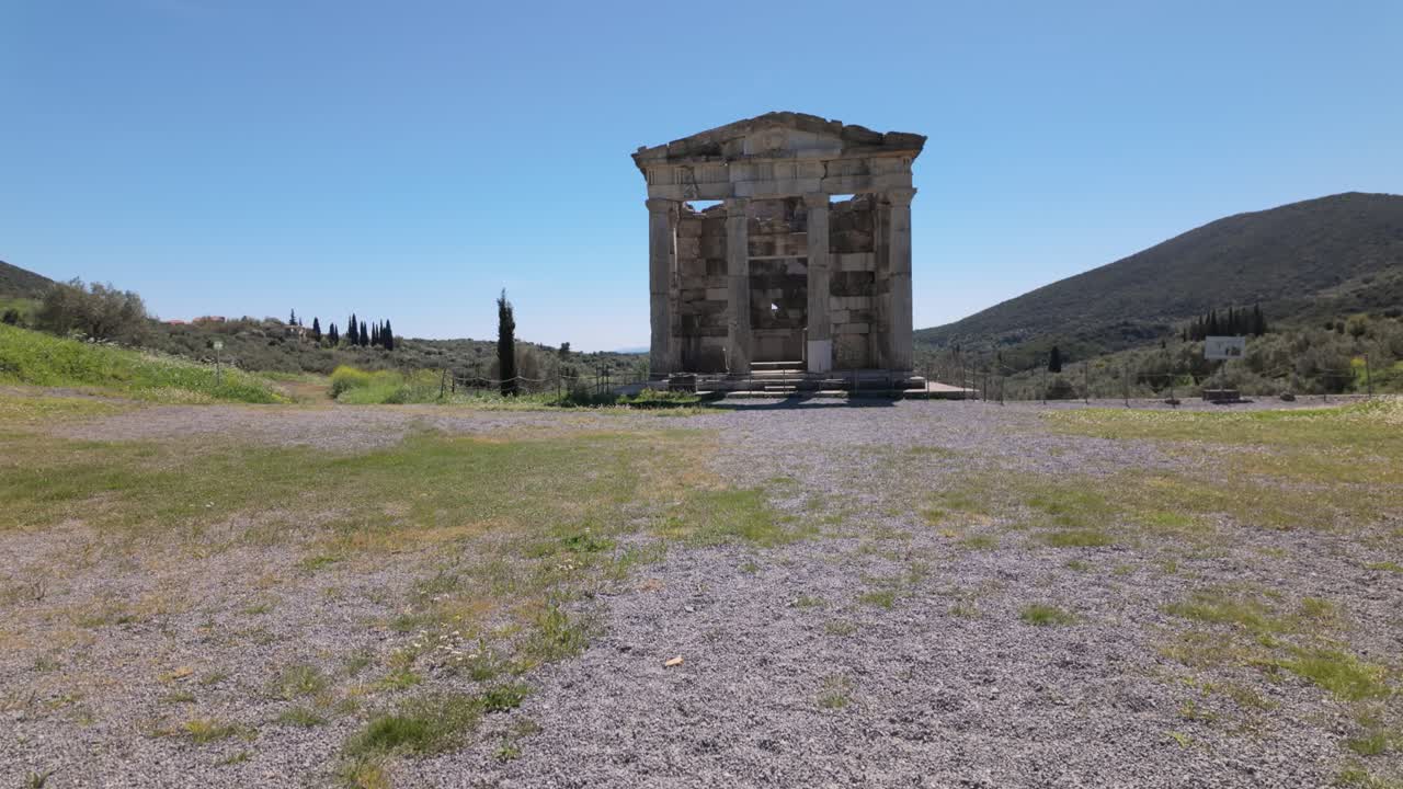 그리스 이토미 산의 서쪽 기?? 에 있는 고대 메시니 박물관.