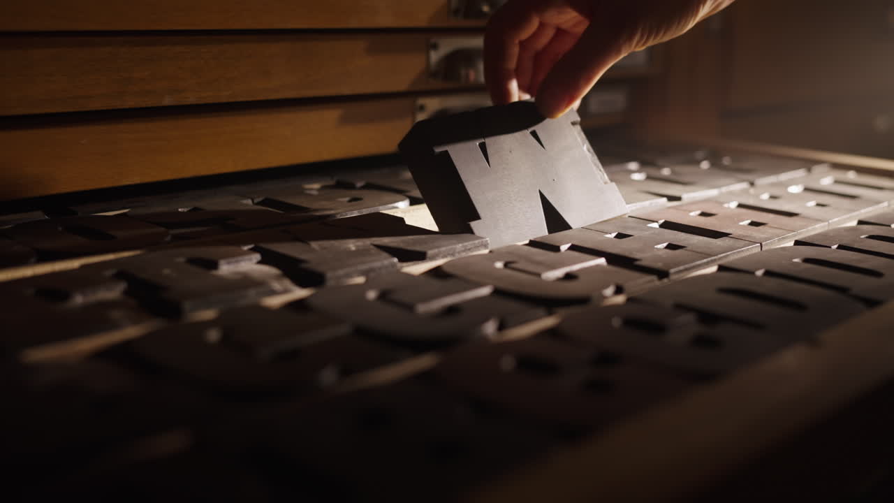 Vintage Letterpress Printing Tools