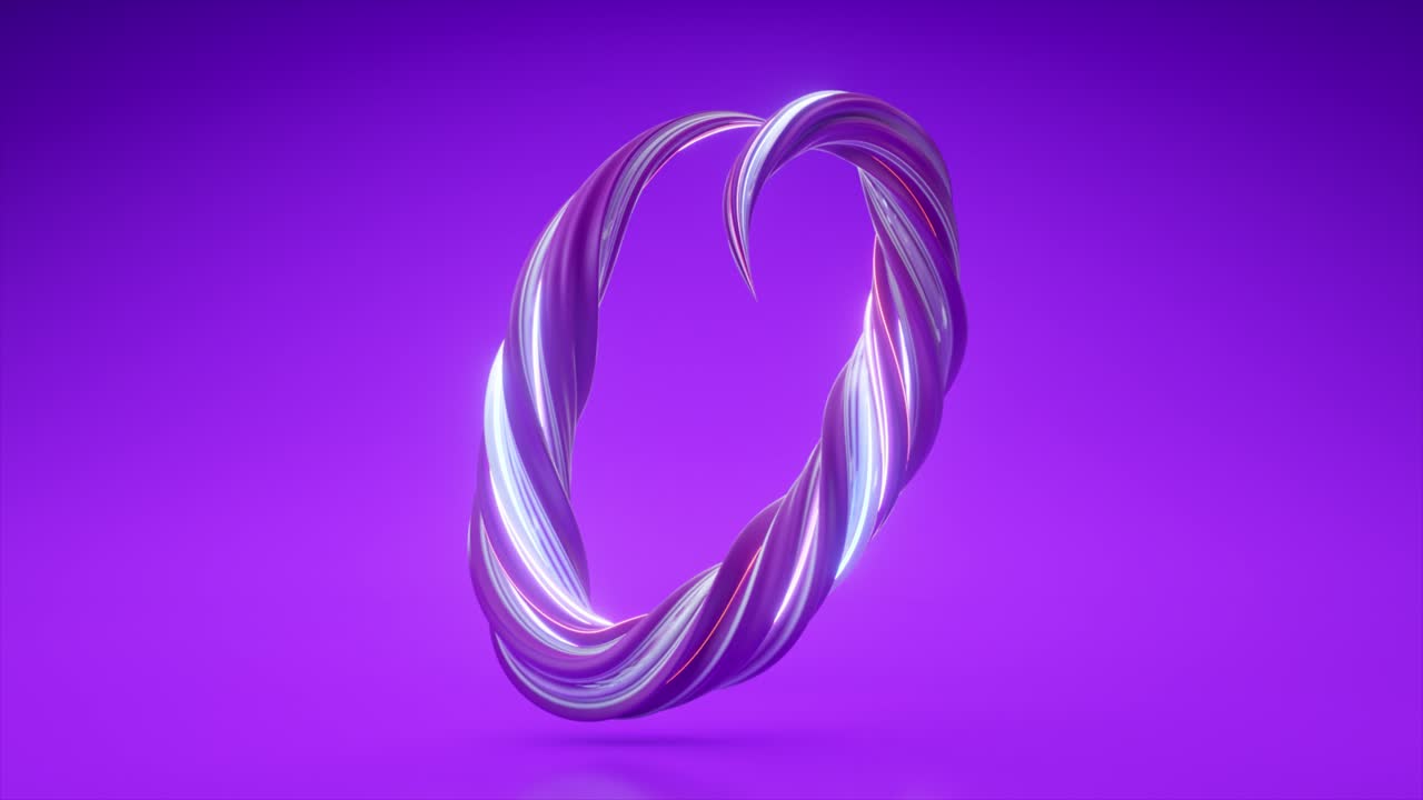 Design Astratto della Lettera O