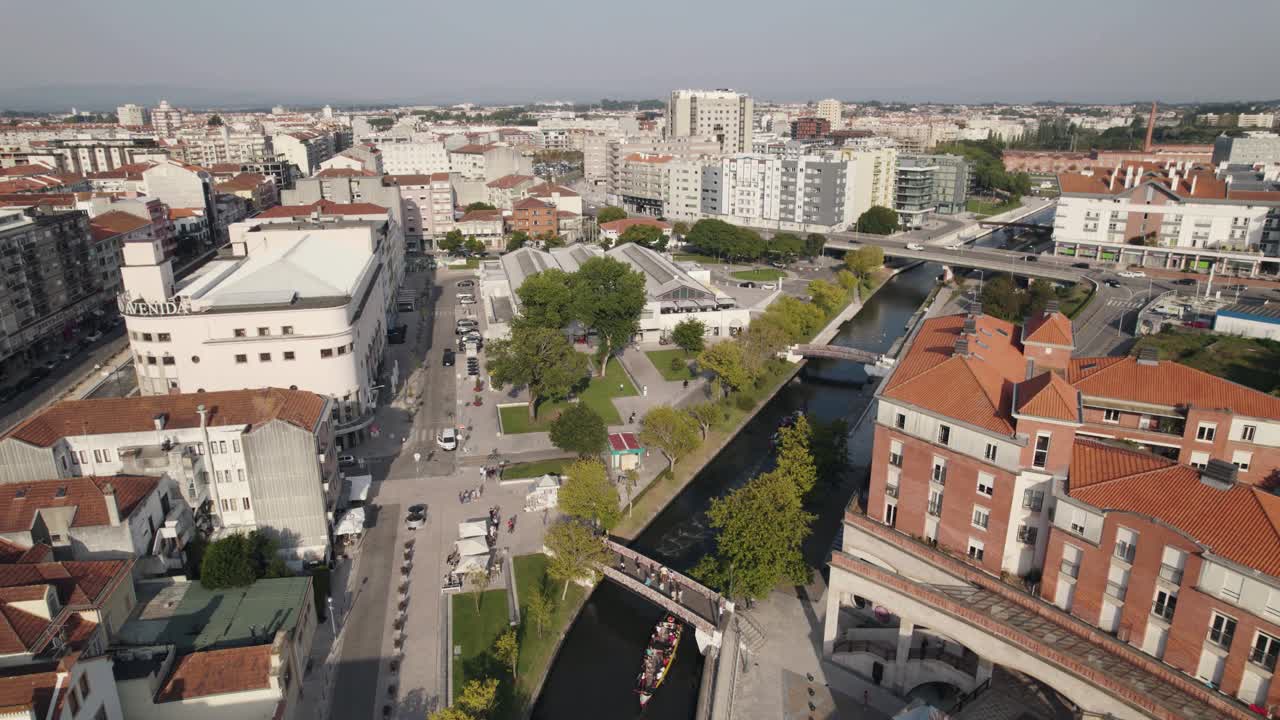 Veduta aerea di Aveiro