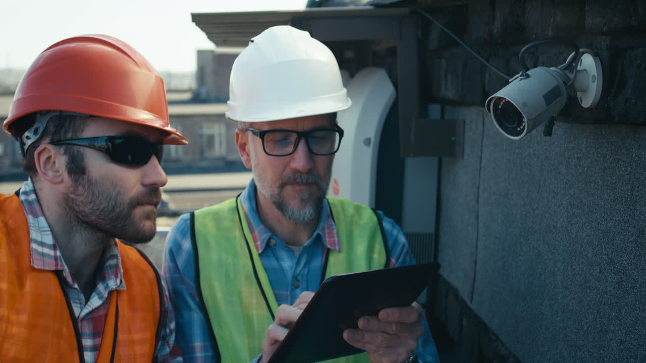 Rooftop Security Camera Installation