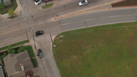 Birds-eye-view-of-the-Historic-Freedman-Town-in-Houston,-Texas