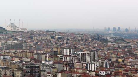 istanbul cityscape with mosque