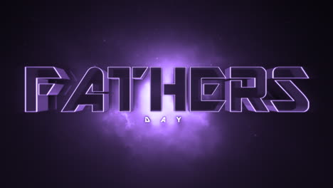 Stylish-Father's-Day-logo-in-elegant-purple