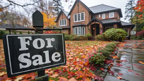house for sale in autumn
