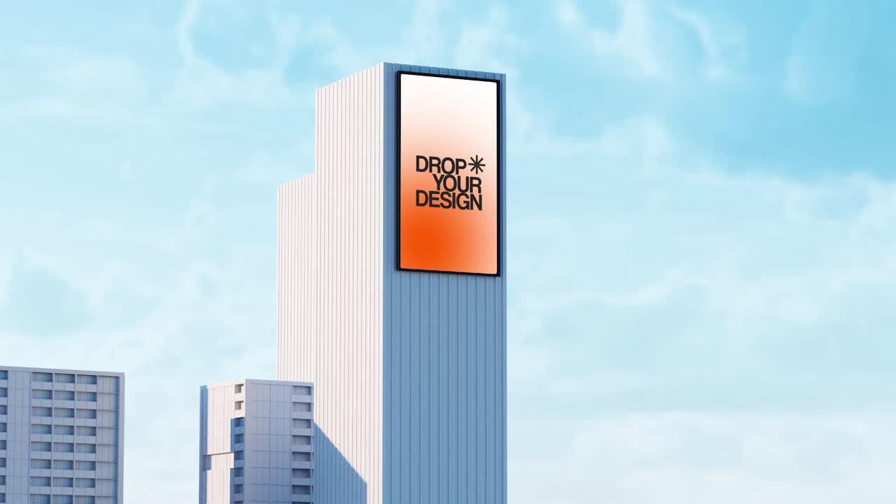 maqueta de pantalla de cartelera