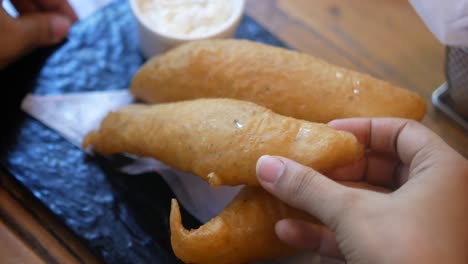 fried fish and chips