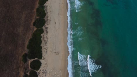 scenic seaside island sardinia in italy