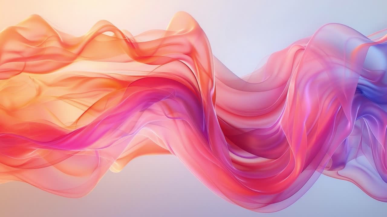 Un'onda colorata astratta