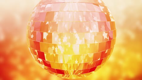 animación del fondo de la pelota de discoteca