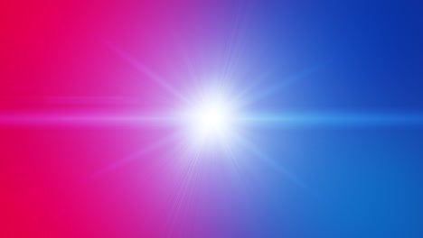 red blue flare light beam explosion effect abstract background.
