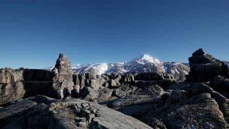 rocas y piedras en las montañas de los alpes