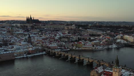 prague castle and charles bridge