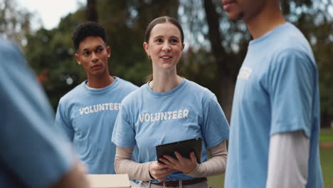 group of volunteers celebrating their work