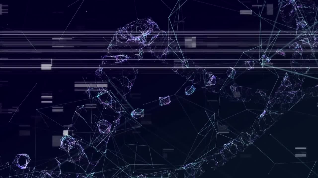 검은 바탕에 3dna 구조