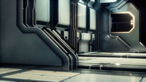 túnel de ciencia ficción o corredor de naves espaciales