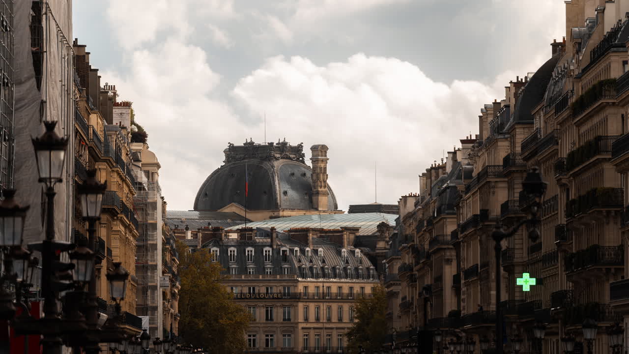 Paris Street View with a Dome