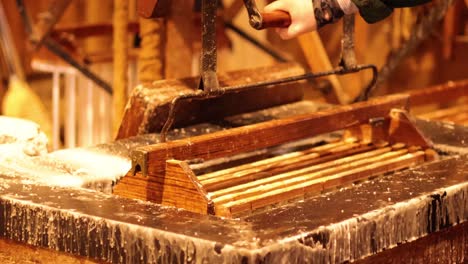 traditional candle making process in ballarat, australia