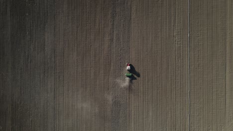 Drone-Footage-Farming-Tractor