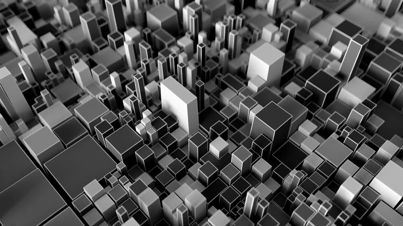 4K Abstract Cubes Looped in Beautiful Motion.