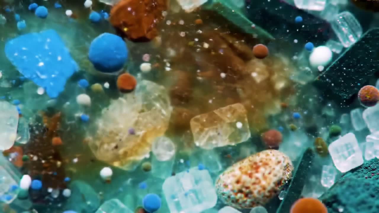 Exploring the Intricate Details of Mineral Formations in a Natural Setting