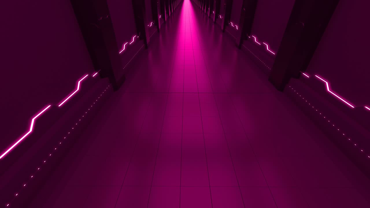 corredor de fiesta elegante rosado