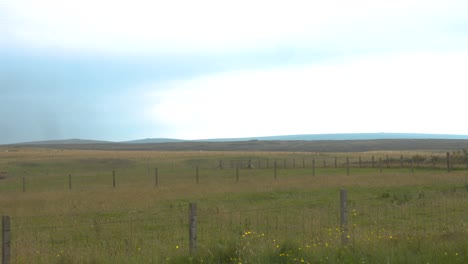 time lapse looking out across the port of ness countryside on the isle of lewis, outer hebrides, scotland, uk