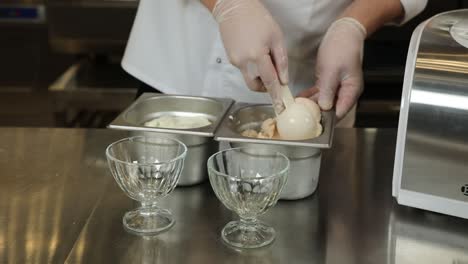 ice cream preparation