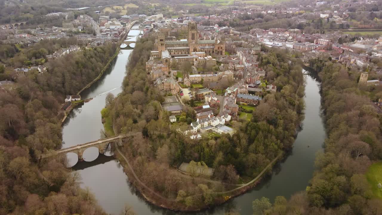 더럼 대성당 (durham cathedral of the river wear, 영국) 의 항공 추적