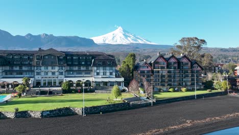 volcanic beach at pucon in los rios chile