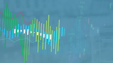 Animation-of-statistics-and-financial-data-processing-over-grid