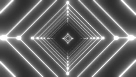 abstract glowing neon tunnel