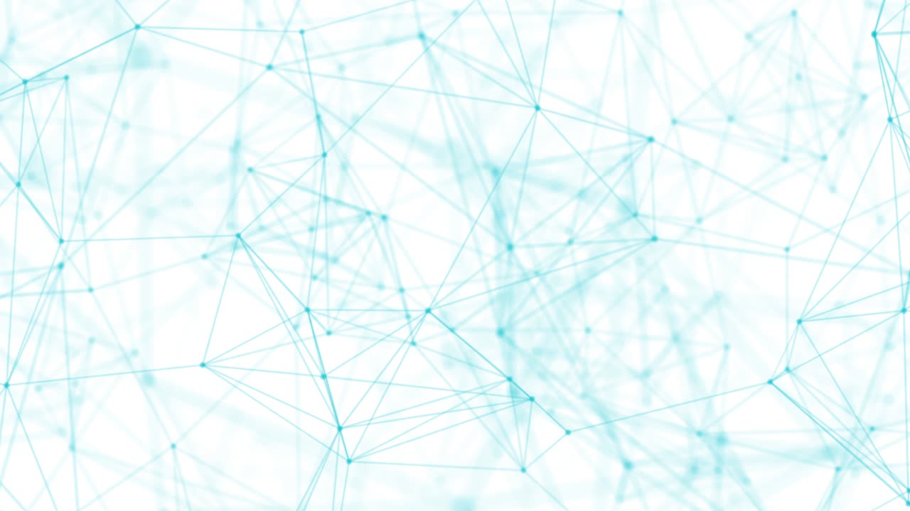 Connected line and dots on white background.