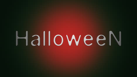 halloween text on dark red texture