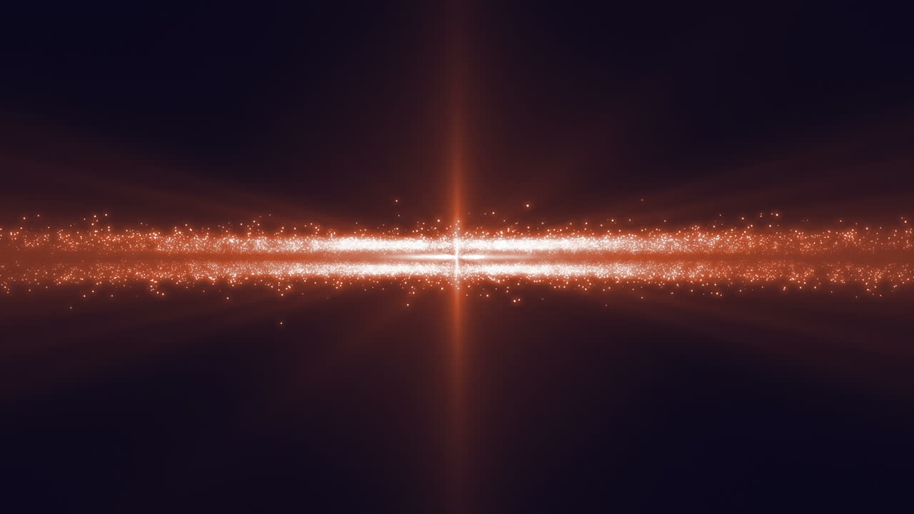 nave espacial en el cinturón de asteroides bajo luz naranja