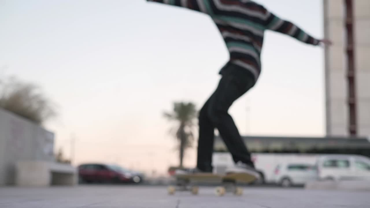Skateboarder in the City