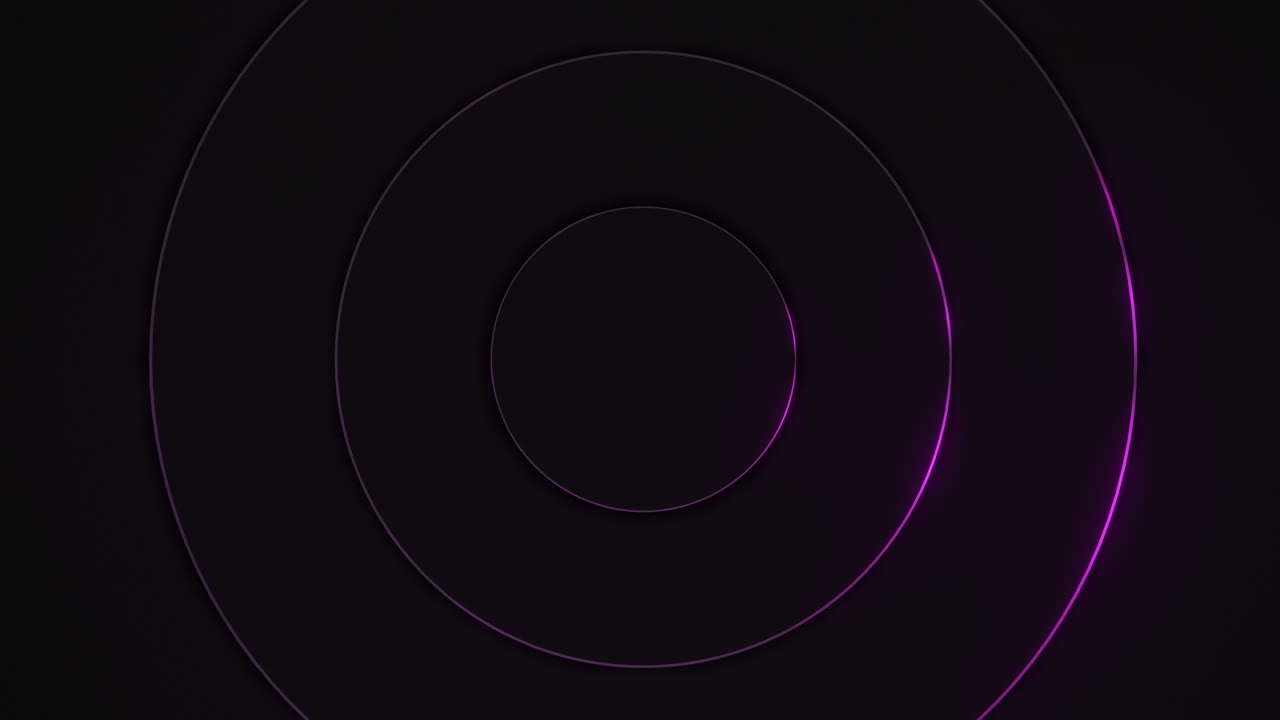 Purple Neon Circles Background