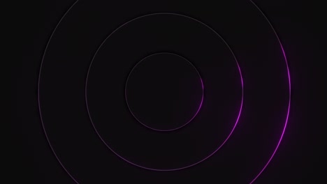 purple neon circles background