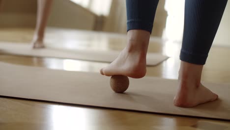 foot massage exercise for health and wellness